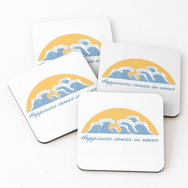 Item preview, Happiness Comes In Waves designed and sold by hectorgool.