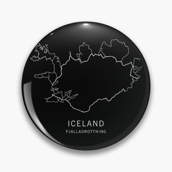 Item preview, Iceland Road Map  designed and sold by clarkstpress.