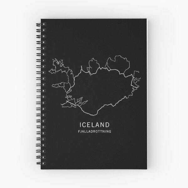 Item preview, Iceland Road Map  designed and sold by clarkstpress.