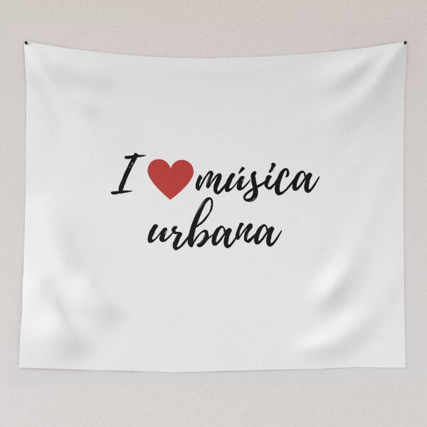 Item preview, I love Mùsica urbana designed and sold by gloriasd14.
