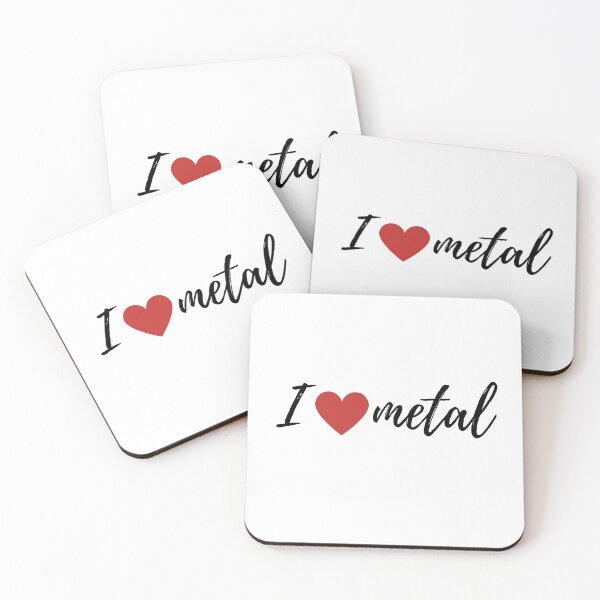 Item preview, I love Metal designed and sold by gloriasd14.