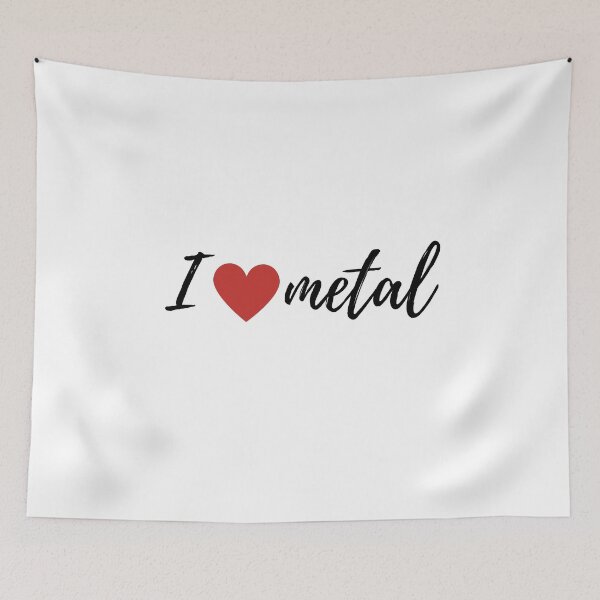 Item preview, I love Metal designed and sold by gloriasd14.