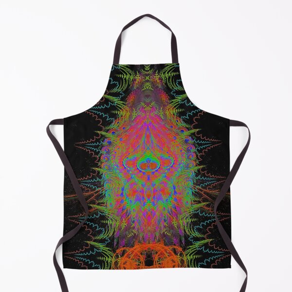 Aperçu de l'œuvre Visionary Flame II (fractale psychédélique) créée et vendue par Discordant Dreams Art.