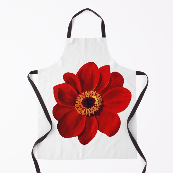 Item preview, red water colored anemone designed and sold by Floralsharry.