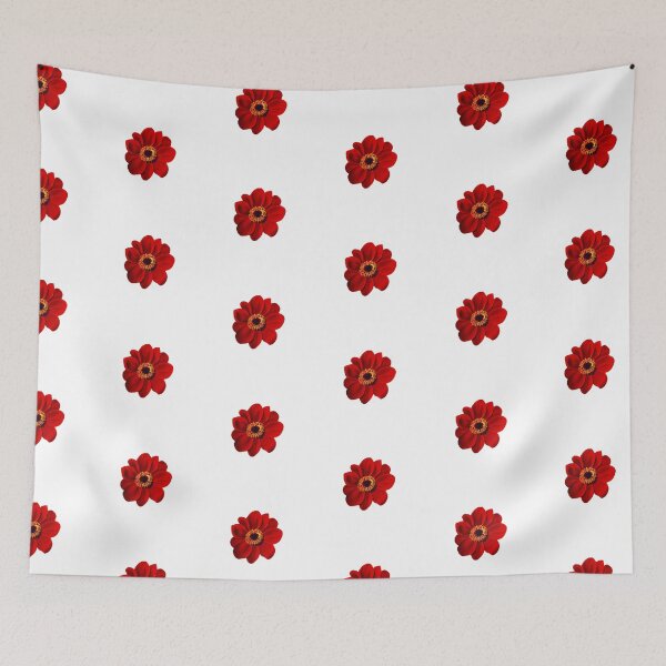 Item preview, red water colored anemone designed and sold by Floralsharry.