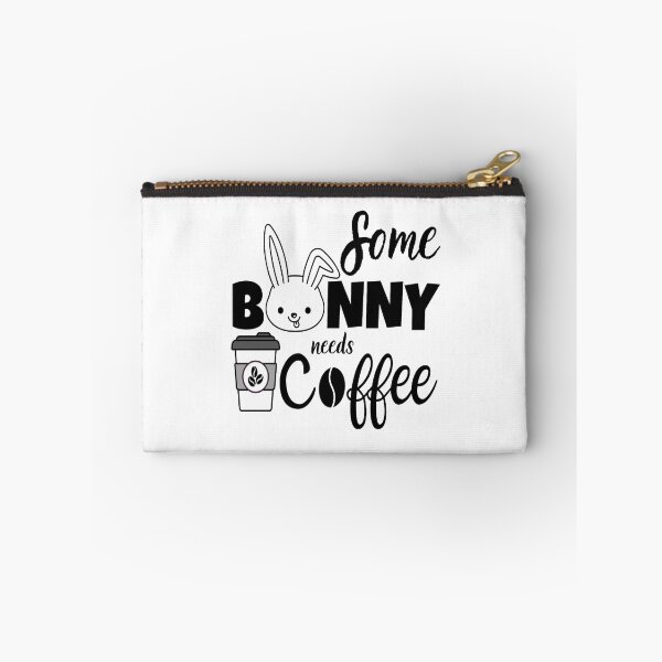 Item preview, Some bunny needs coffee funny design designed and sold by DesignsVault.