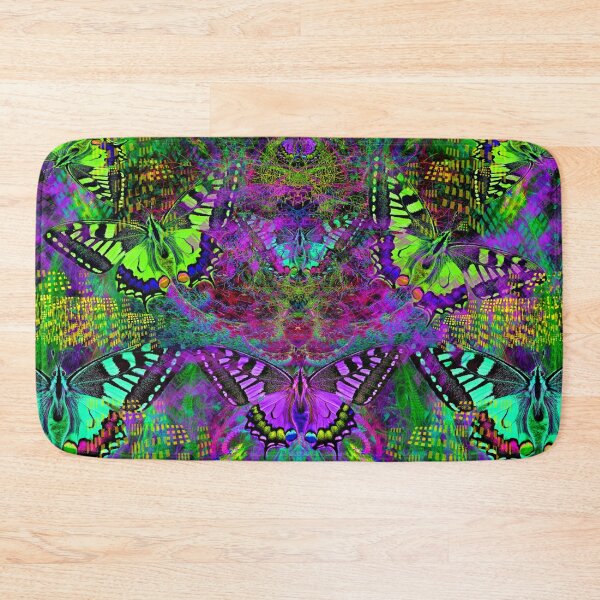 Item preview, Luminous Butter Flight (butterfly, butterflies, psychedelic) designed and sold by Discordant Dreams Art.