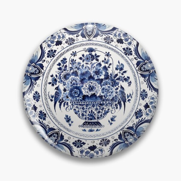 Item preview, Royal Delft Blue Flower Basket designed and sold by Bethany Gustafson.