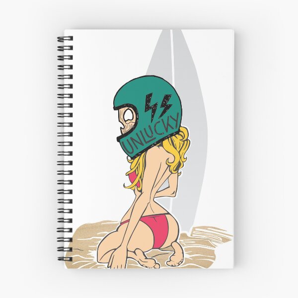 Item preview, surf girl designed and sold by Of Sports store.