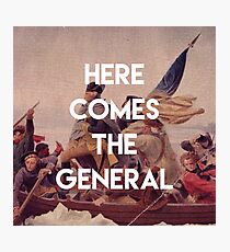 Here Comes the General - George Washington Photographic Print