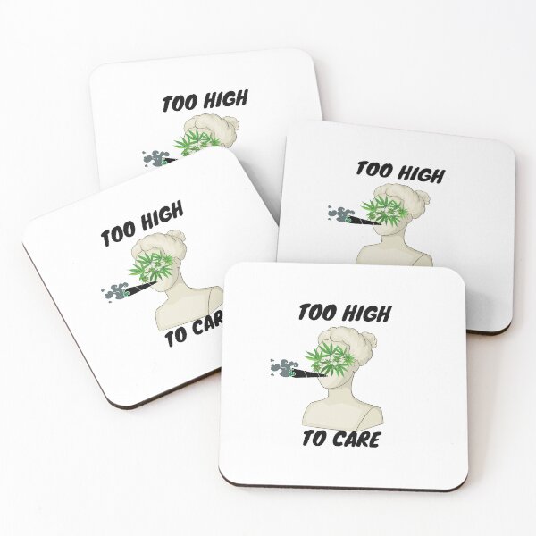 Item preview, TOO HIGH TO CARE | Smart Successful Stoner | We Are The Universe designed and sold by AlfaEcho.