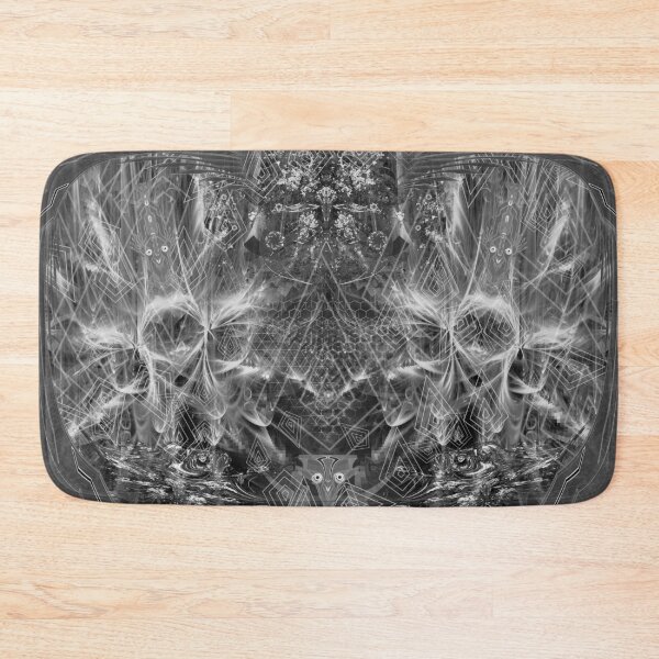 Item preview, Extraterrestrial Palace 7 Black and White designed and sold by Discordant Dreams Art.