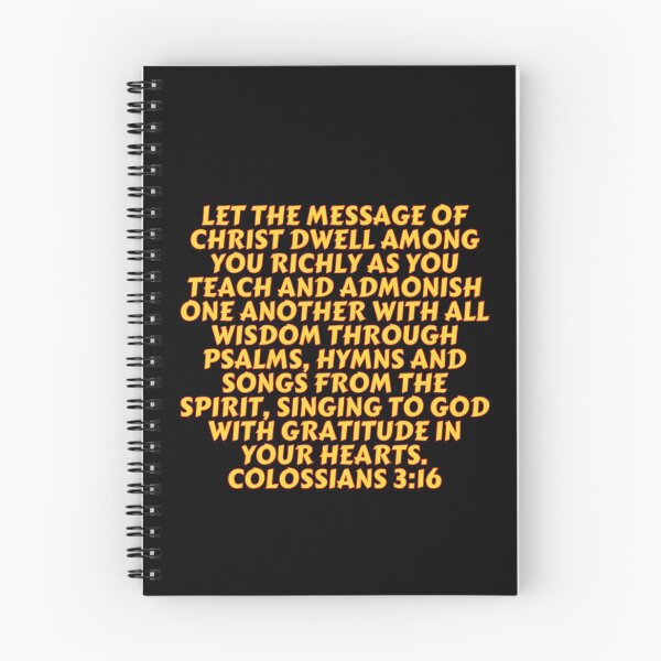 Item preview, Bible Verse Colossians 3:16 designed and sold by Prayingwarrior.