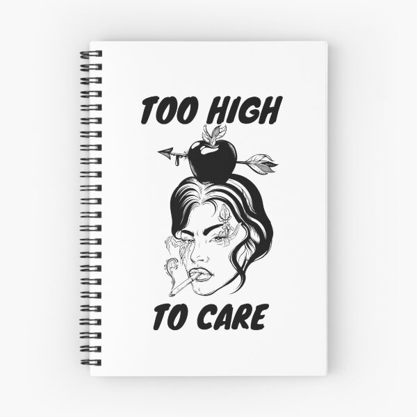 Item preview, TOO HIGH TO CARE | Smart Successful Stoner | We Are The Universe designed and sold by AlfaEcho.