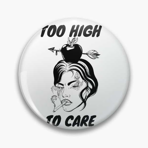 Item preview, TOO HIGH TO CARE | Smart Successful Stoner | We Are The Universe designed and sold by AlfaEcho.