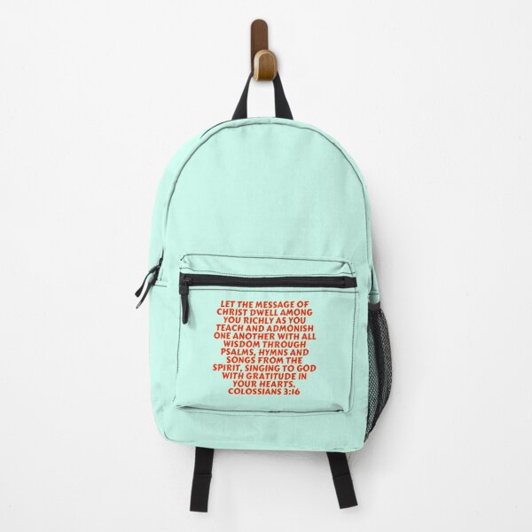 Item preview, Bible Verse Colossians 3:16 designed and sold by Prayingwarrior.