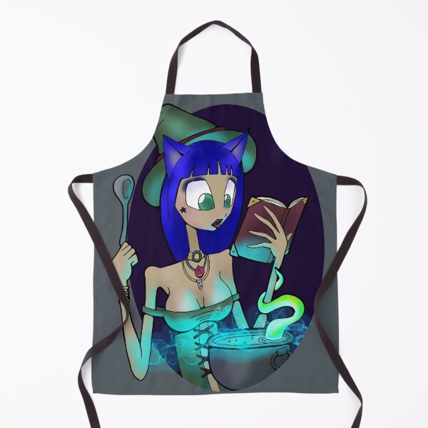 Item preview, Too Much Eye of Newt? Hot Witch Cat Girl designed and sold by inkandpink.