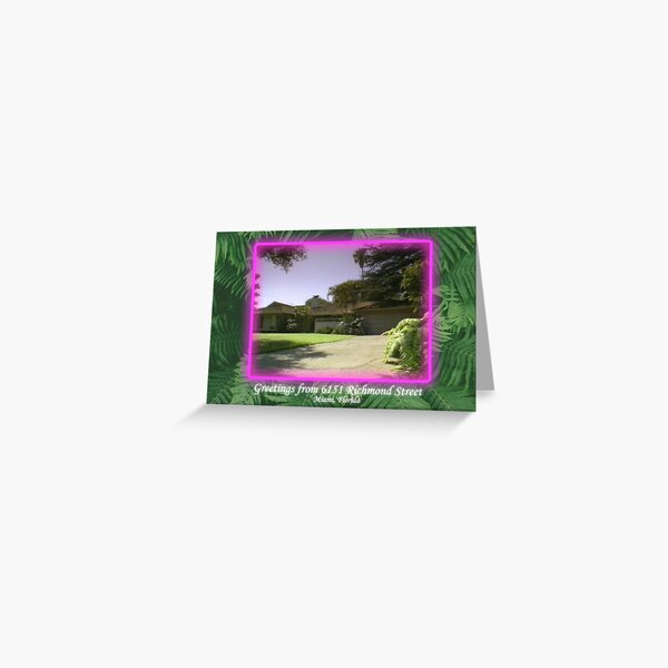 Greetings from 6151 Richmond Street Greeting Card
