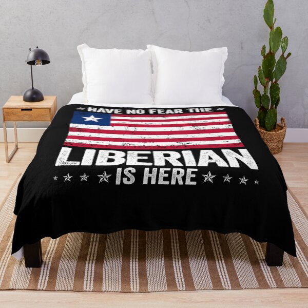 Item preview, Have No Fear The Liberian Is Here  Liberia Flag Design designed and sold by JJDzignsShop.