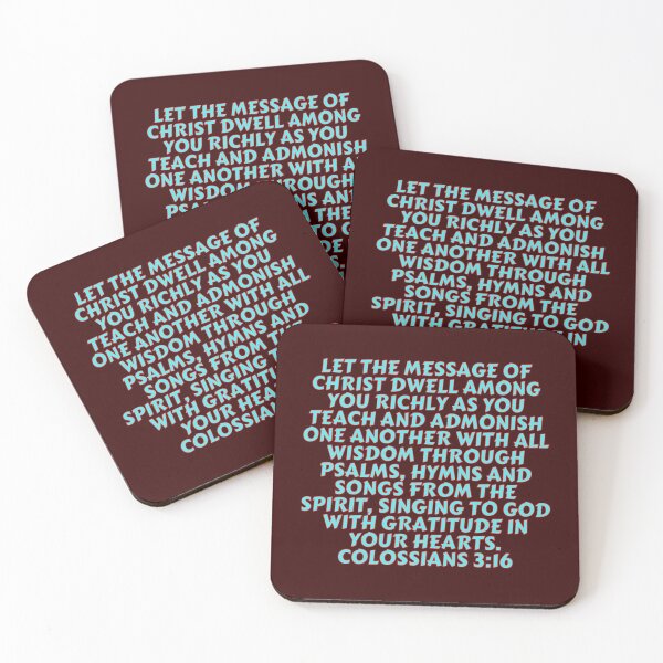 Item preview, Bible Verse Colossians 3:16 designed and sold by Prayingwarrior.