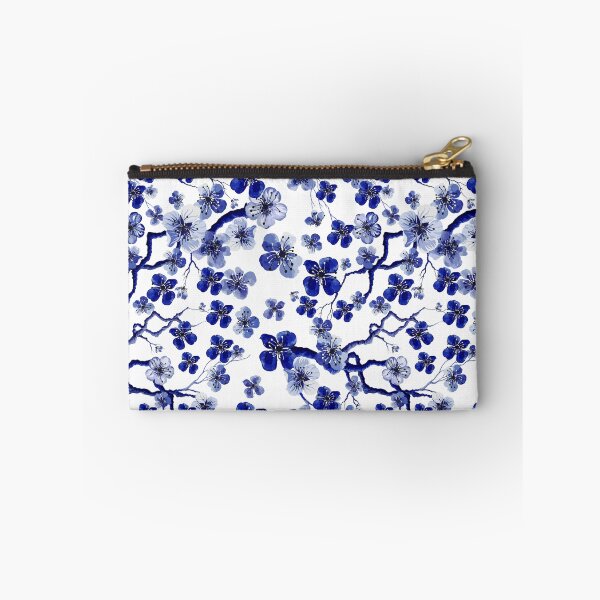 Item preview, Blue Sakura Cherry Blossom Pattern designed and sold by virillanissa.