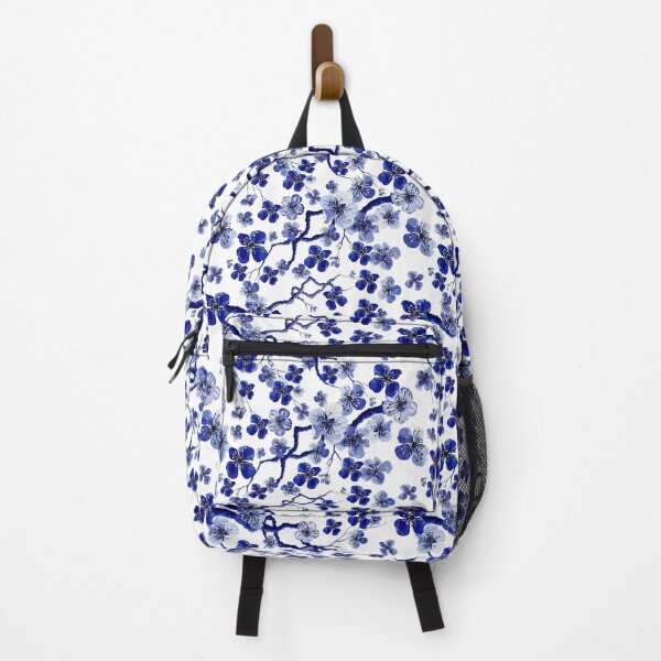Item preview, Blue Sakura Cherry Blossom Pattern designed and sold by virillanissa.
