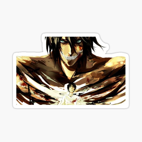 Attaque d'Eren sur Titan Sticker