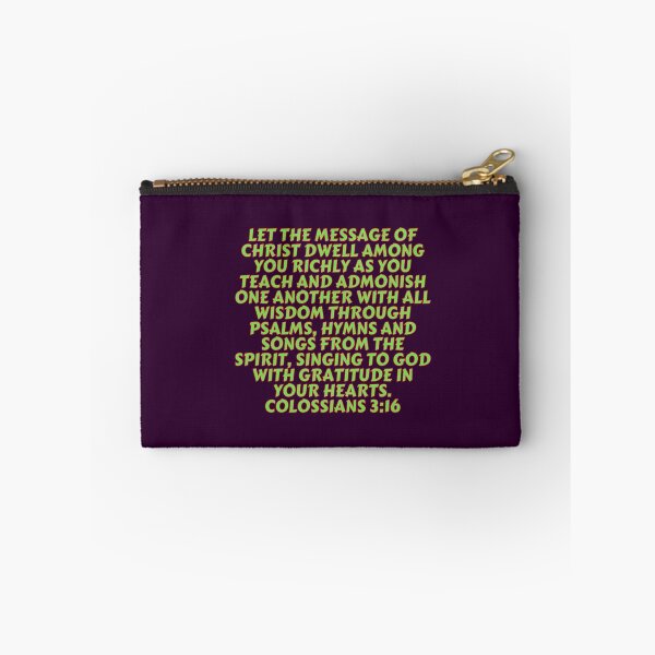 Item preview, Bible Verse Colossians 3:16 designed and sold by Prayingwarrior.