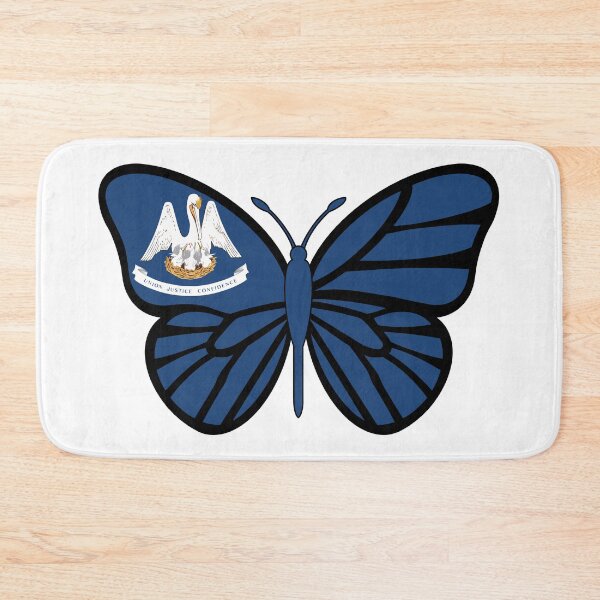 Item preview, State of Louisiana Flag Butterfly designed and sold by Gsallicat.
