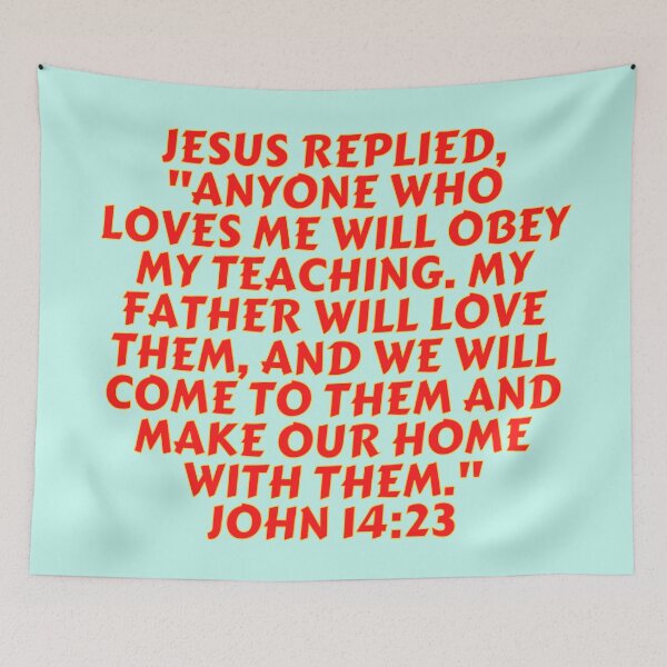 Item preview, Bible Verse John 14:23 designed and sold by Prayingwarrior.