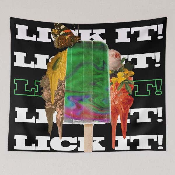 Item preview, Streetwear Psychedelic Classic surrealism popsicle designed and sold by katarsisworks.