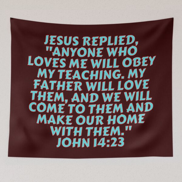 Item preview, Bible Verse John 14:23 designed and sold by Prayingwarrior.