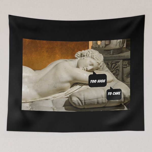 Item preview, TOO HIGH TO CARE | Smart Successful Stoner | We Are The Universe designed and sold by AlfaEcho.