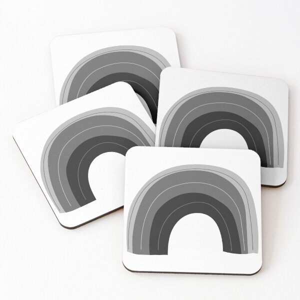 Item preview, Shades of Grey Rainbow Design designed and sold by Zeebrart.