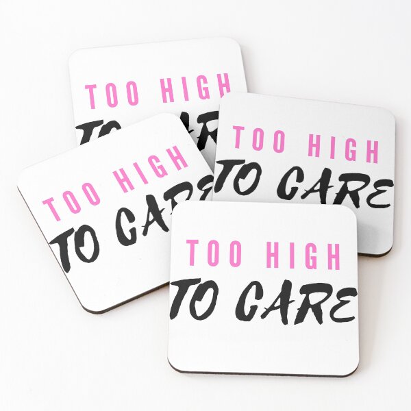 Item preview, TOO HIGH TO CAE | Smart Successful Stoner | Weed Memes designed and sold by AlfaEcho.