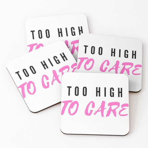 Item preview, TOO HIGH TO CAE | Smart Successful Stoner | Weed Memes designed and sold by AlfaEcho.