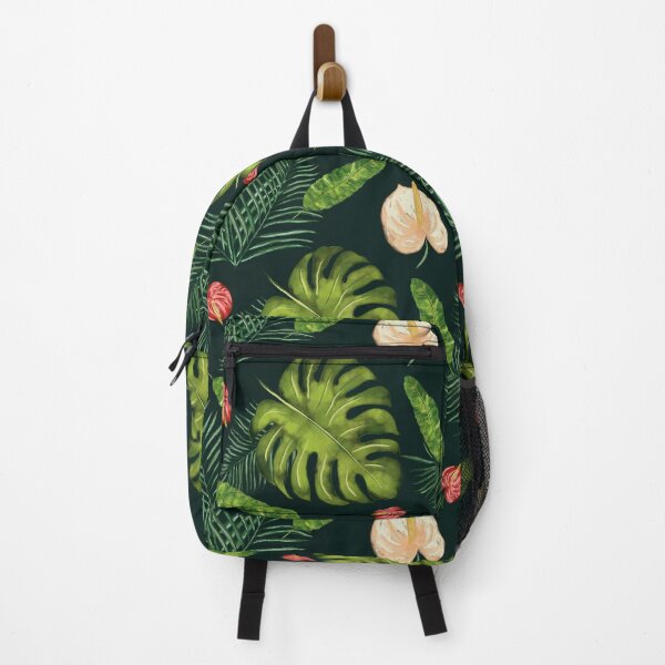 Aperçu de l'œuvre Feuilles et fleurs tropicales créée et vendue par Fun Travel Art.