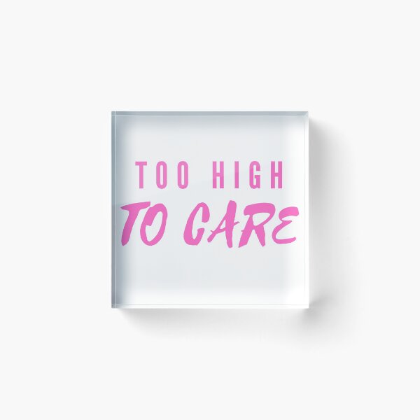 Item preview, TOO HIGH TO CAE | Smart Successful Stoner | Weed Memes designed and sold by AlfaEcho.