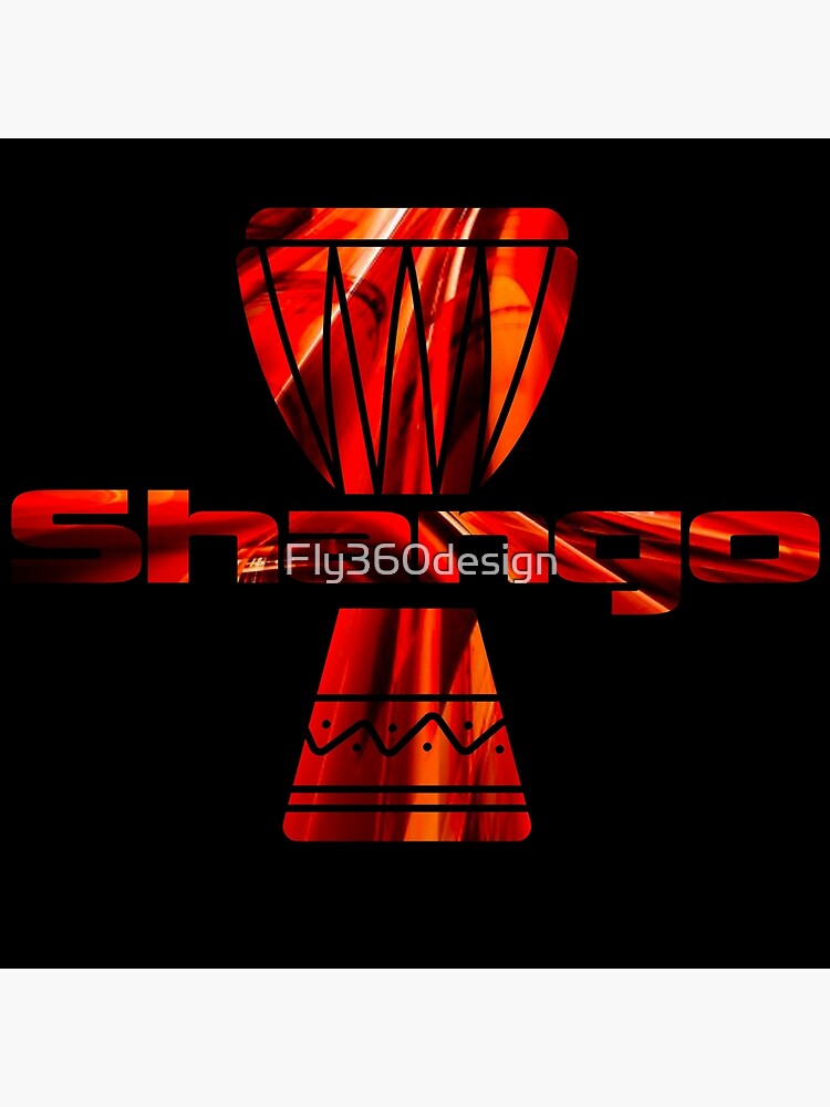 "Shango Orisha Yoruba Santeria drum" Poster by Fly360design | Redbubble
