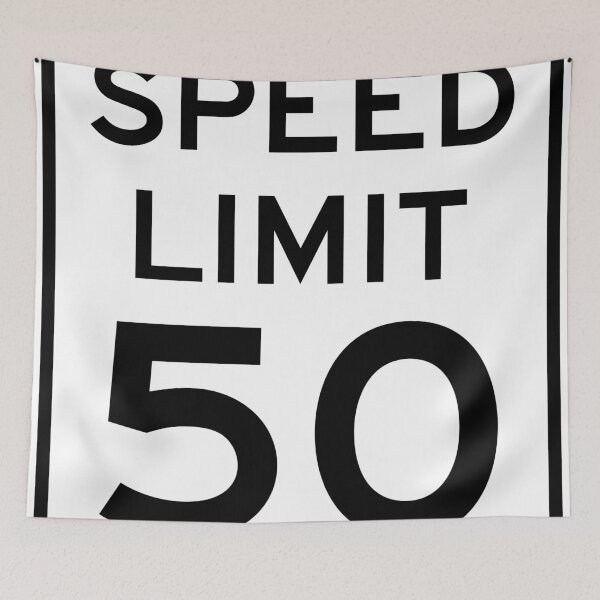 Item preview, Road Sign Speed Limit 50 designed and sold by Inimma.
