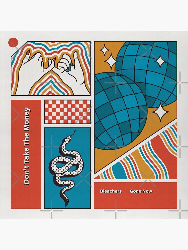 "Bleachers Gone Now Don't Take The Money Illustration" Poster by