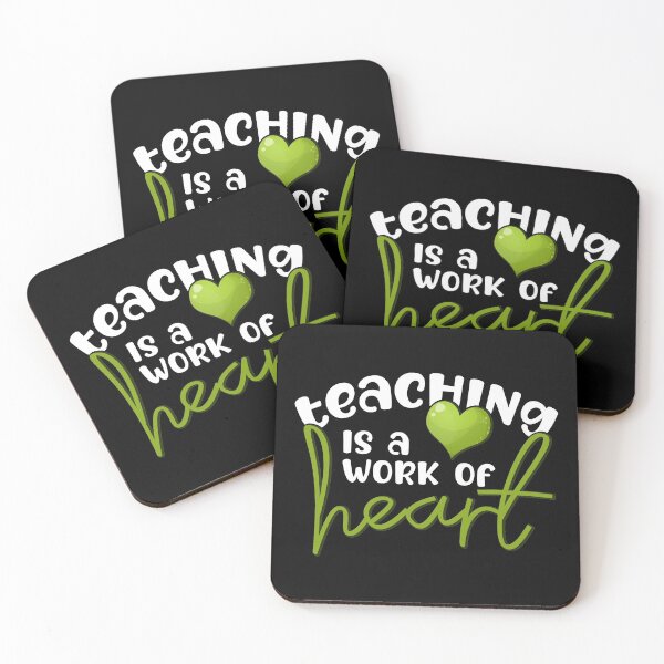 Item preview, Teaching Is a Work of Heart designed and sold by FuntasticDez.