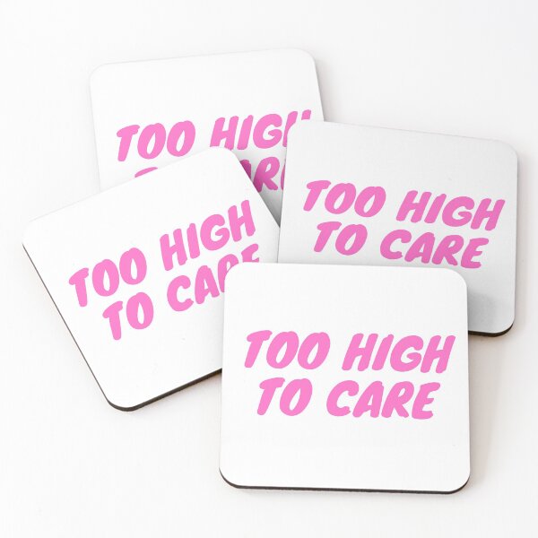 Item preview, TOO HIGH TO CARE | Smart Successful Stoner | Weed Memes designed and sold by AlfaEcho.