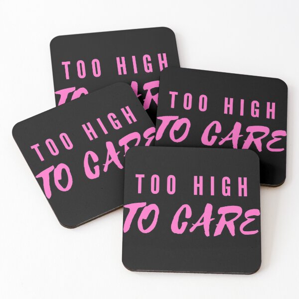 Item preview, TOO HIGH TO CAE | Smart Successful Stoner | Weed Memes designed and sold by AlfaEcho.