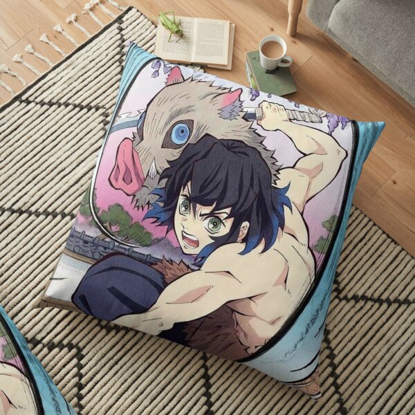 Inosuke Hashibira - Kimetsu no yaiba Floor Pillow