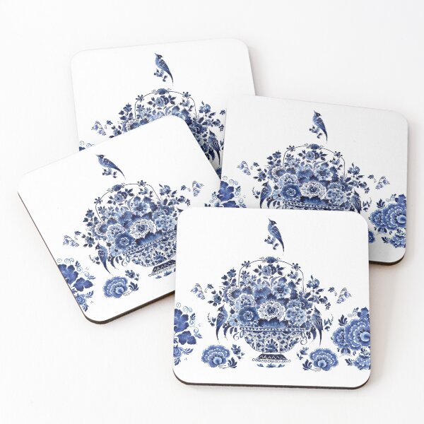 Item preview, Blue Pottery Pattern designed and sold by Bethany Gustafson.