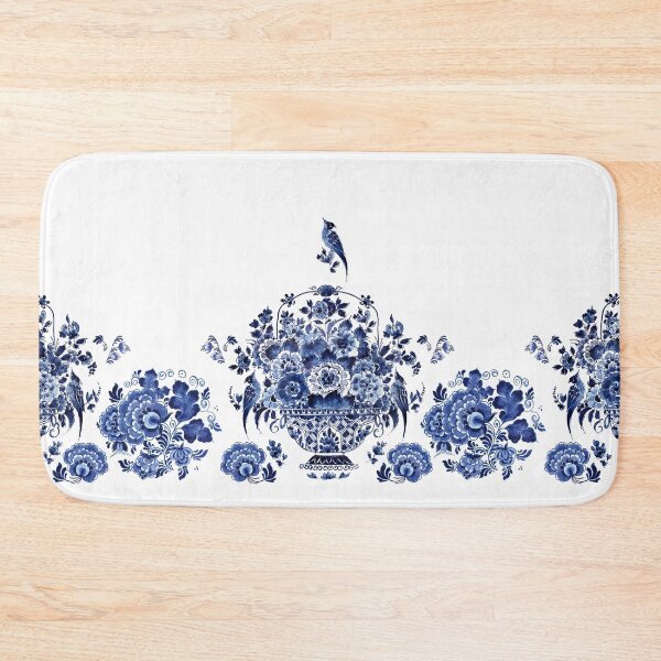 Item preview, Blue Pottery Pattern designed and sold by Bethany Gustafson.
