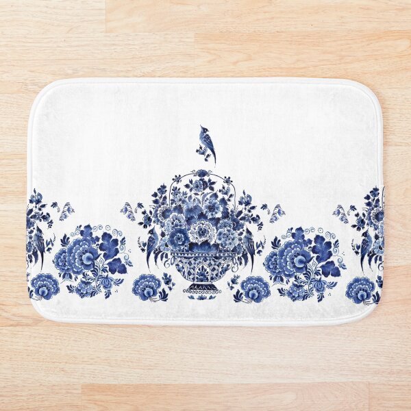 Item preview, Blue Pottery Pattern designed and sold by Bethany Gustafson.