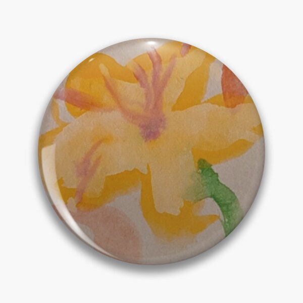 Item preview, Orange Flower Watercolor designed and sold by Twittlefish.