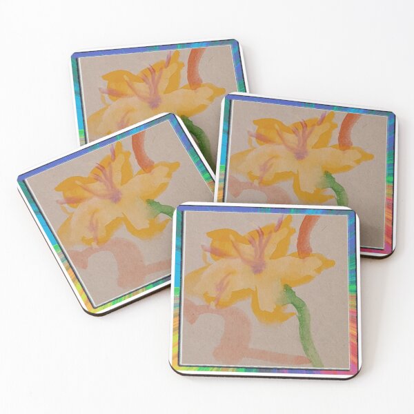 Item preview, Orange Flower Watercolor designed and sold by Twittlefish.